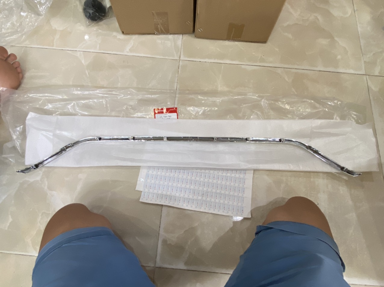 Viền mạ ca lăng miếng dưới xe Honda City 2018-2020